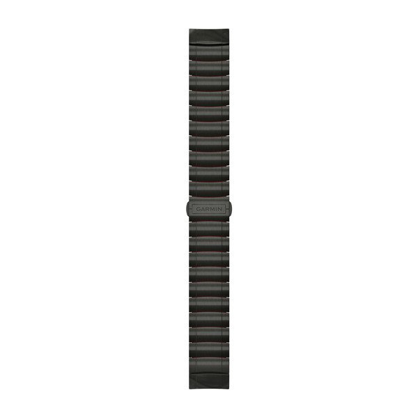 Dây đeo Garmin MARQ QuickFit 22mm Hybrid Titanium-Silicone Bracelet – Carbon Gray DLC